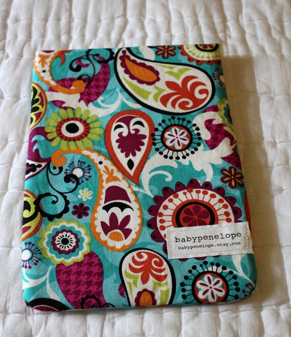 Diaper and Wipes Case Holder Paisleys