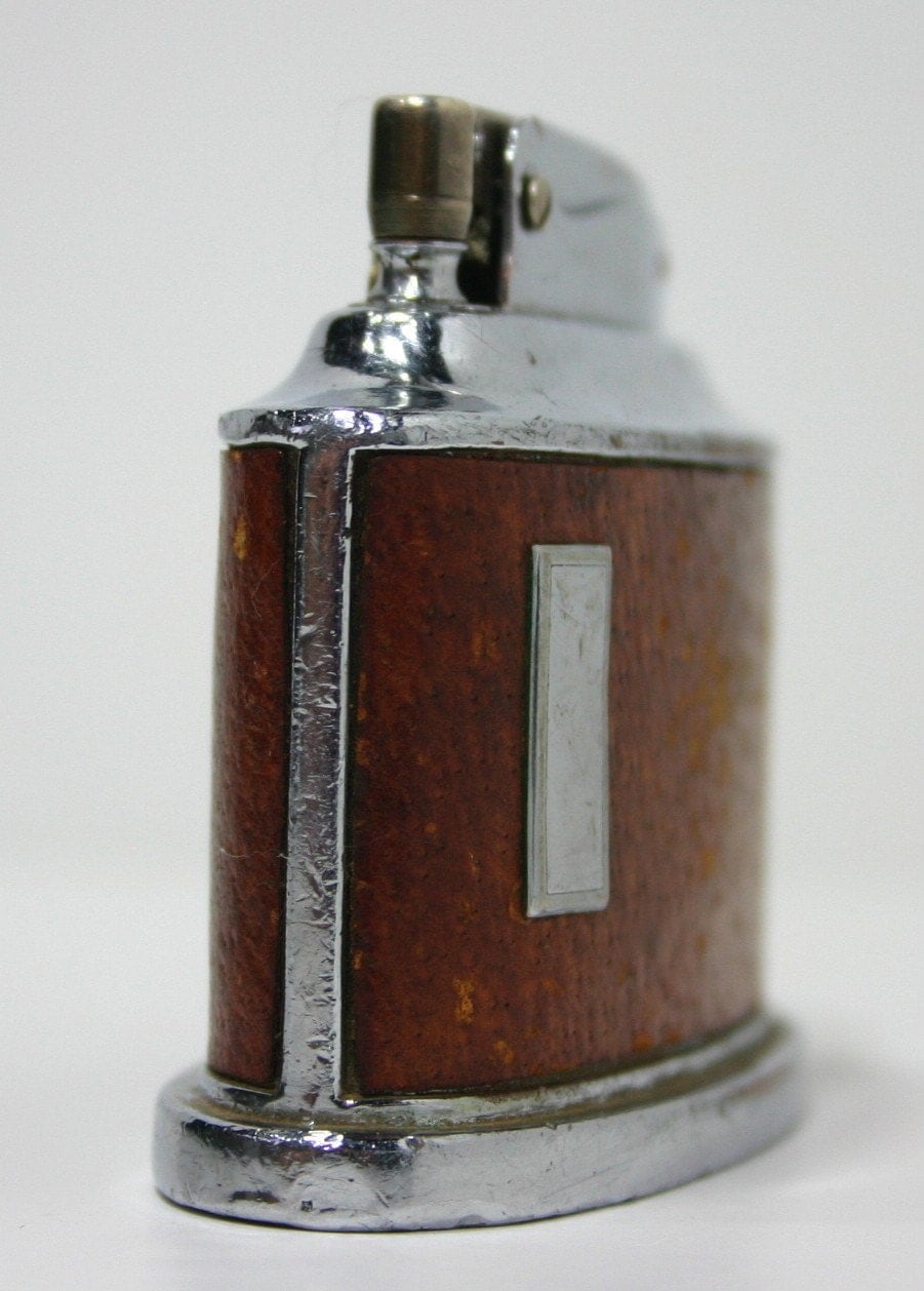 Vintage Mad Men Ronson table Lighter by reveriecollectibles