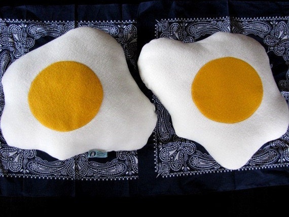 fried egg plush