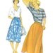 Vintage 1970s Butterick Misses Cuff Sleeve Shirt and Skirt Sewing Pattern 5441