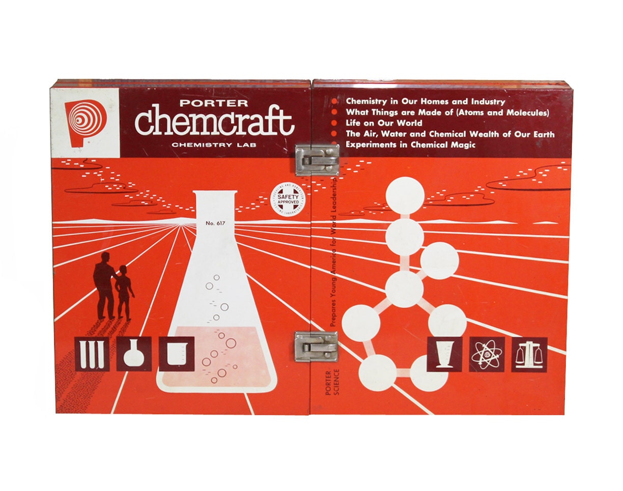 Vintage 1958 LionelPorter ChemCraft Deluxe Chemistry Set