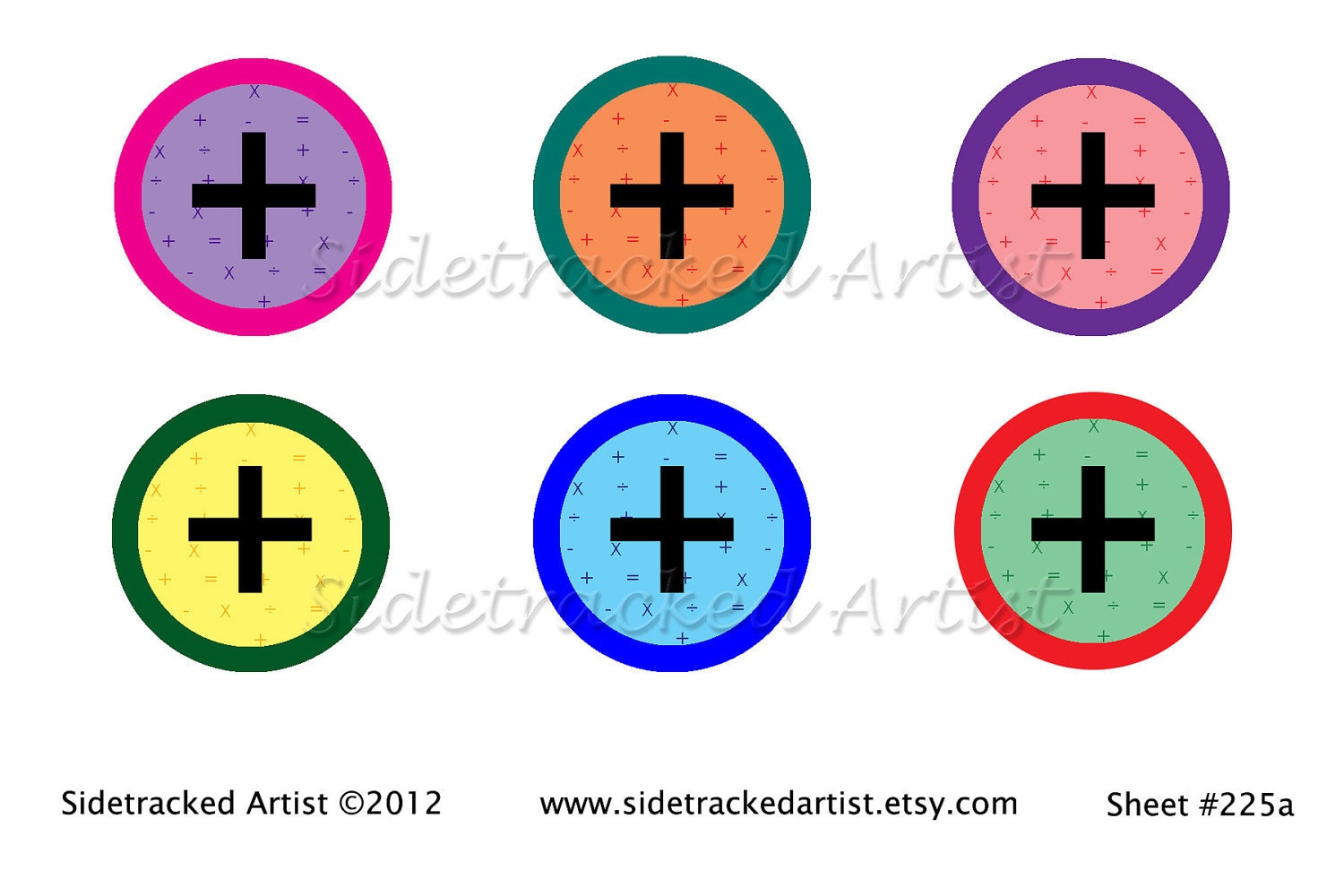 INSTANT Download / Math Signs: Addition Subtraction