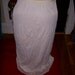 Vintage Vassarette Half Slip Off White with Lace Trim at the Hem Slit in the Back Size Large 1970s