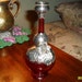 Vintage Glass and Silver Art Glass Vase