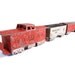 Vintage toy train - caboose plus two freight cars
