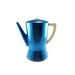 Bright blue West Bend coffee percolator from the 50s