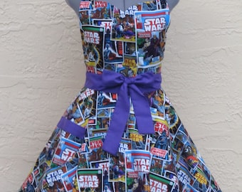 Star Wars Apron - Sexy Comic Strip Vintage - Full of Flounce