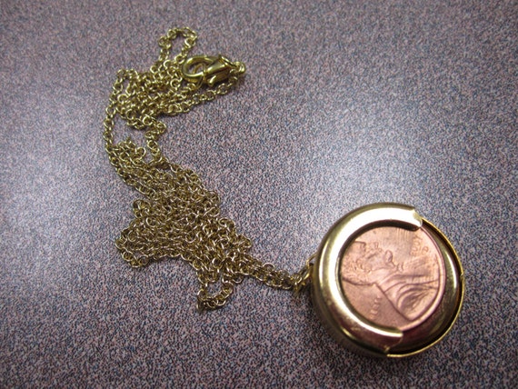 Vintage Coin Holder Necklace