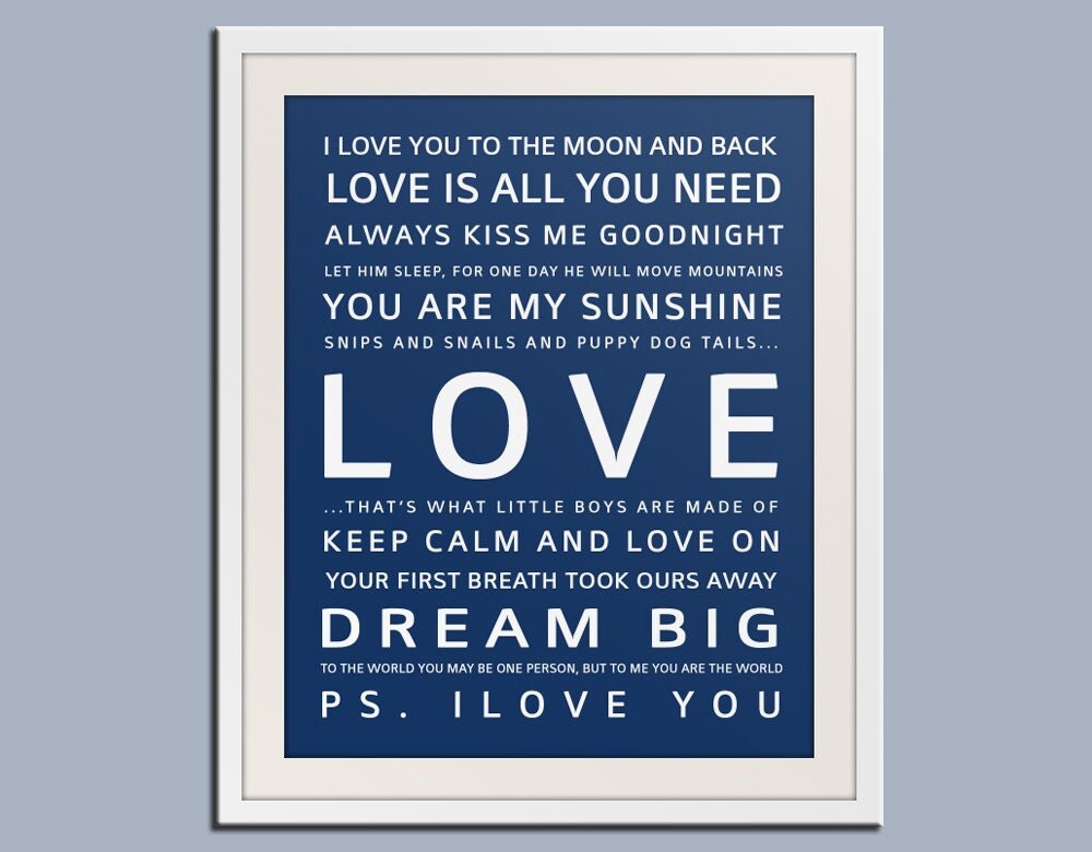 inspiration quote print baby nursery decor art for children