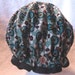 Waterproof Washable Women's Shower Cap - Peacock in a Koi Pond