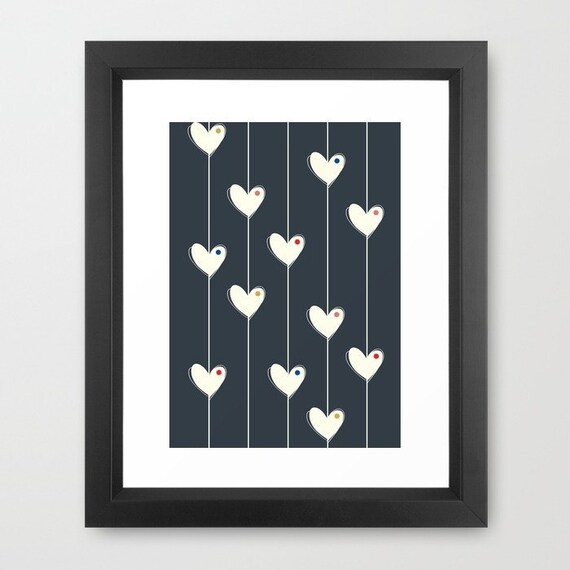 Items Similar To Heart Typography Poster Home Decor On Etsy