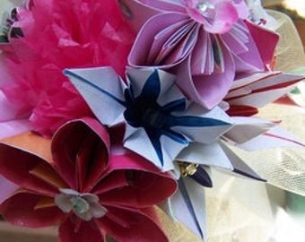 Origami Bright Cherry Blossom Bouquet