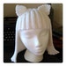White Kitty Hat Hair Knit Wig