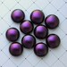 Dichroic Glass Mini Cabs, Dichroic Beads, Dichroic Cabochons, Glass Beads, Buttons 5806