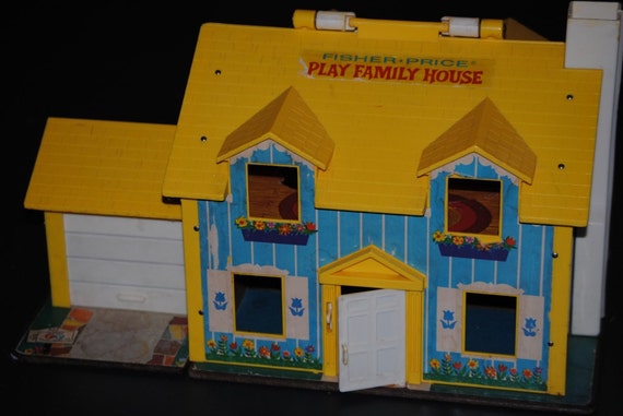 vintage fisher price play family house