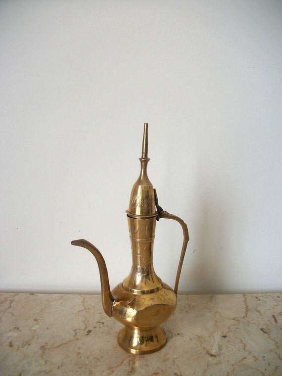 Brass Genie Incense Lamp Gift