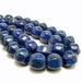 Lapis Lazuli, Blue, Pumpkin/Rounded Cushion, Gemstone Beads, 14mm, 10pcs - ID 382