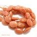 Red Aventurine, Natural Gemstone Beads, Marquise/Spindle/Oval, Puffed, Smooth, 15x20mm, Large, Half Strand, 9pcs - ID 672