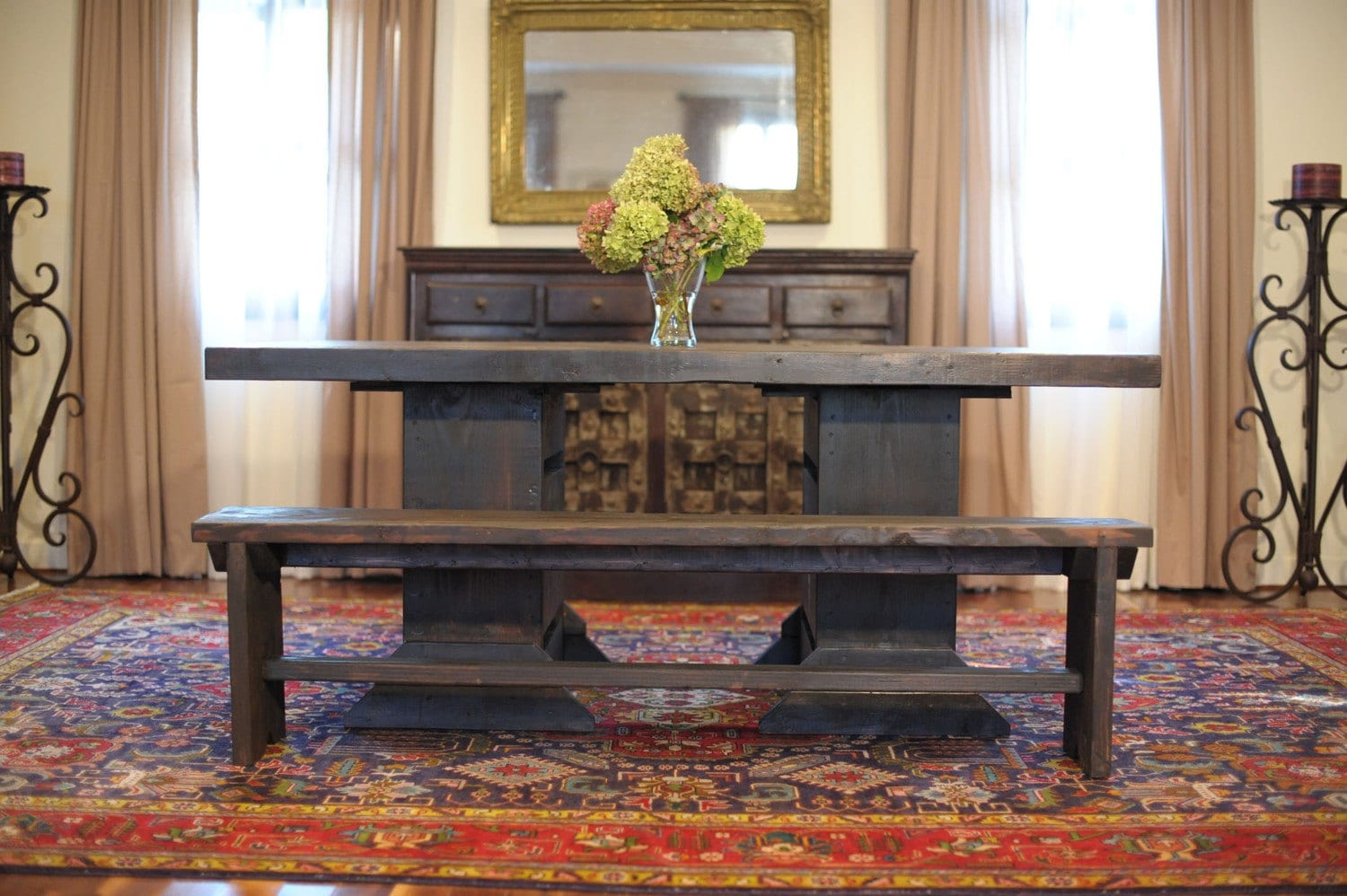 urban farmhouse dining room table