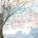 New England Spring-Scape No.99, original watercolor