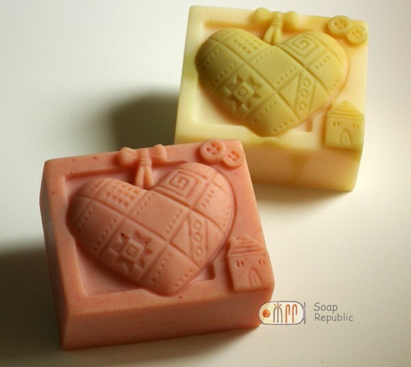 Love Quilting House Silicone Soap Mold Soap Republic