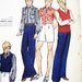 70s Butterick 3135 Mens Shirt Vest Pants, Shorts Wardrobe Set, Chest Size 42