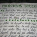 Vintage Dish Towel Irish Letter