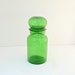 Apothecary jar Belgium vintage bottle green glass