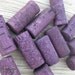 Purple Wine Corks - eco crafting supply, upcycle, dark purple, plum, craft, DIY