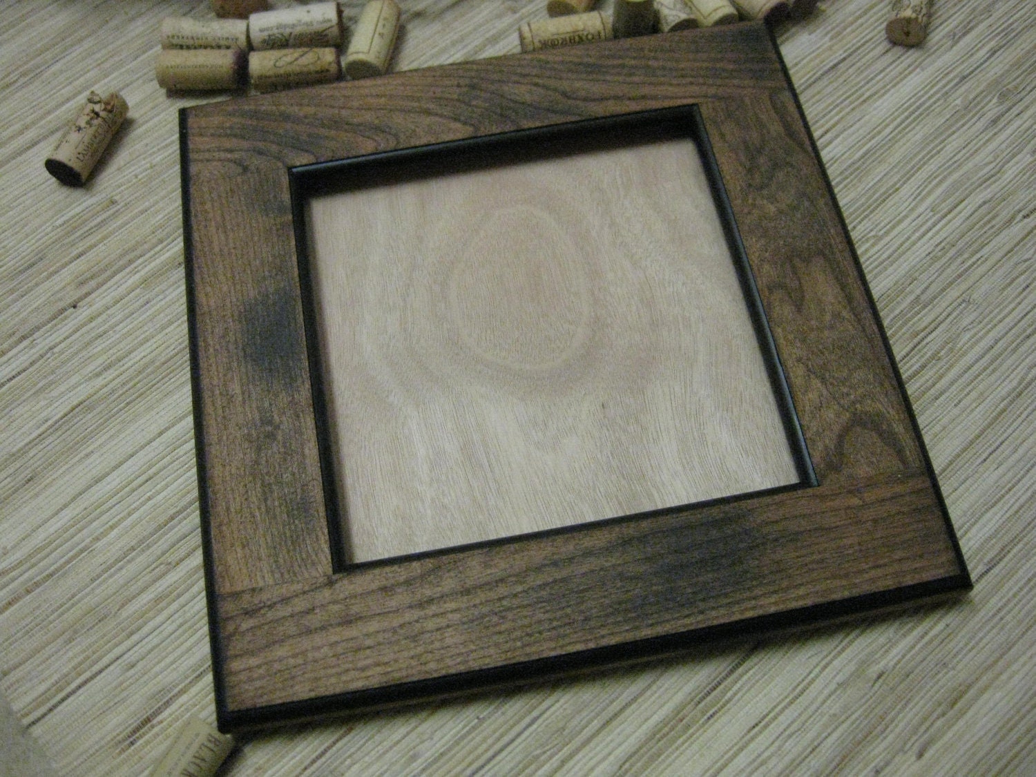 DIY Wine Cork Bulletin Board Kit made from reclaimed wood