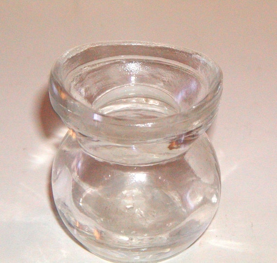 Antique Clear Glass Eye Wash Cup by damosel on Etsy