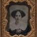 Cased 1850s Daguerreotype Portrait of a Pretty Woman with Gold Jewelry