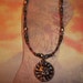 Pretty Antique Copper Sun Ankle Bracelet