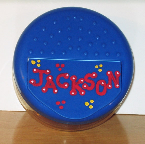 Personalized Snacks To Go Container by FairyTaleFavors on Etsy