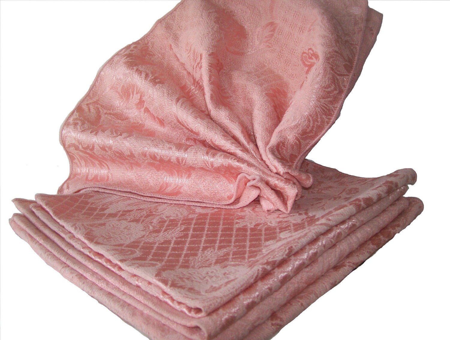 Vintage Linen Damask Dinner Napkins Tea Party GArden PArty