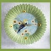 Wall Clock Flower Shape and bird center