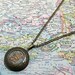 CUSTOM Map Locket. You Select Location. Anywhere In The World.