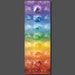 Chakra Poster Crystal, instant restorative uplift, crystal reiki energy