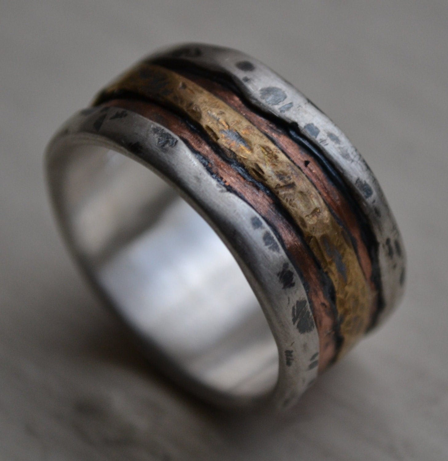 reserved for mens wedding band rustic fine silver