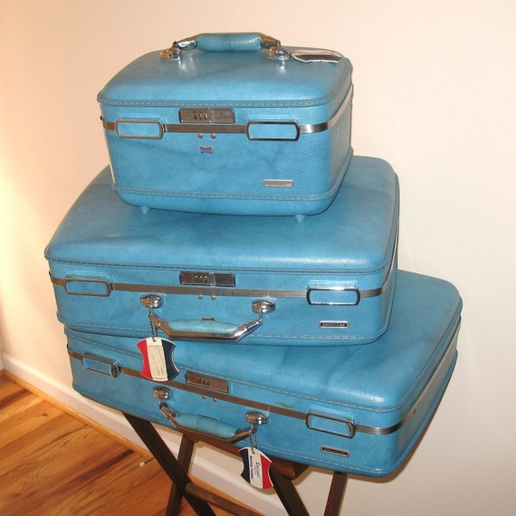 Vintage American Tourister Escort Luggage
