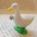 White Duck Brooch Pin - Farm animal series