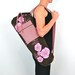 Roses in Chocolate Yoga Mat Bag with Zipper Pocket