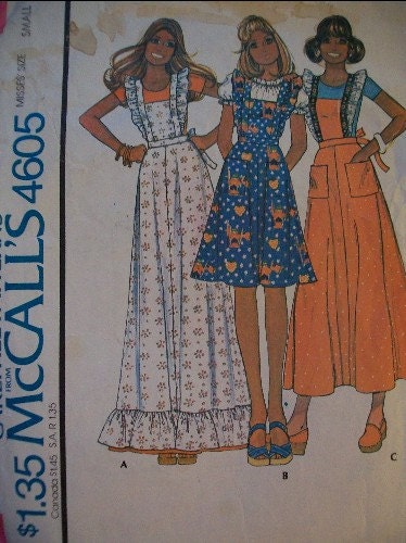 Bitty Baby and Medium Baby Dolls Long Dress and Apron Patterns