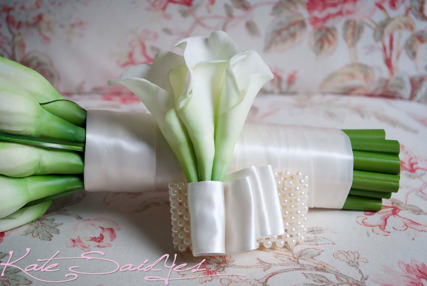 Wedding Corsage Ivory Calla Lily Wristlet Corsage
