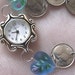 Bracelet Watch With Band of Dimes, Coin Jewelry