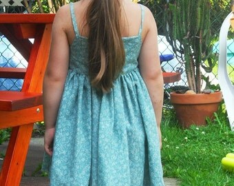 Little green summer dress