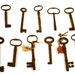 Antique Skeleton Key for Steampunk Art, Steampunk Supplies, Rusty Old Key