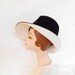 Vintage 1960s hat, Mr. John tilt fedora