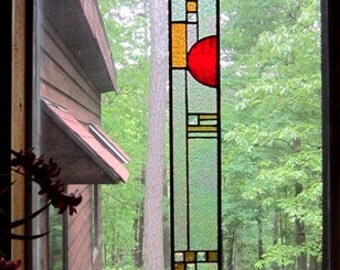 AWESOME Stained glass panel glass art gift a beautful addition to one's HOME, GARDEN, or window treatment art glass