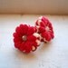 1940s/40s or 1950s/50s Rosette Earrings - Ric Rac